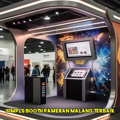 simple booth pameran malang terbaik